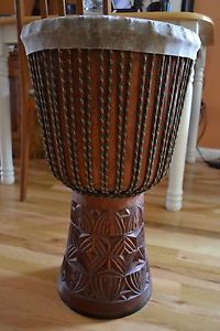 African djembe drum from Guinea West Aftica