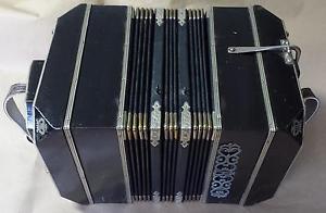 Studium Bandonion Bandoneon Alfred Arnold 142 Zinkplatten