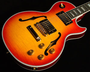 Used Gibson Custom Benchmark Les Paul Florentine Custom Washed Cherry
