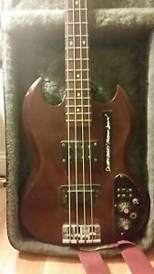 Gibson bass guitar. 1974 eb3 cherry red. great condition and sound!