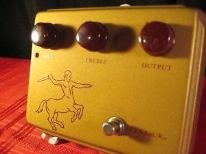 Klon Centaur professional overdrive guitar pedal Original Gold Horsie 903 low sn