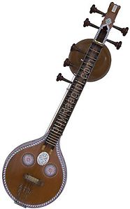 Wood-Natural-Color-Handmade-by-dorpmarket  Saraswat  Saraswati-Veena-Jack-Fruit