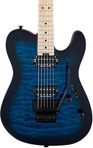 Charvel Pro-Mod San Dimas Style 2 HH Floyd Rose - Trans Blue Burst