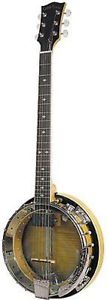 Gold Tone GT-750/L Banjitar Deluxe Banjo (Left Handed, Six String, Rosewood)