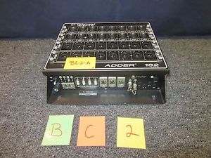 TELECAST FIBER ADDER 162 8X2 CHANNEL XLR OPTICAL 820 TELECAST PRO AUDIO USED
