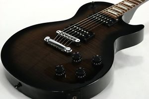 Burny RLG-55JP See Through Black Burst Electric Guitar Free shipping