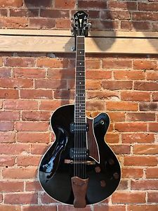 Fender D’Aquisto Standard Black Archtop Guitar 1985 with OHSC