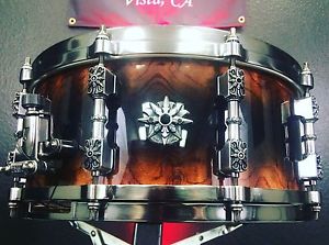 Tama Warlord Masai Bubinga 14x6" Snare Drum! Hardshell Case!