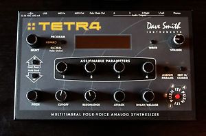 Dave Smith Tetra DSI Polyphonic Synthesiser / 4 Voice Prophet 08 Synth