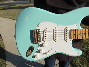 Fender Custom Shop Custom Deluxe Stratocaster 1957 Reissue Surf Green Relic 2013