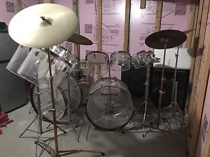 Vintage Ludwig Acrylic 12 Piece Drum Set!