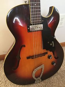 Vintage electric guitar 1950 ies Guild T 100 USA jazzguitar