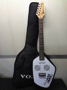 Very Rare! VOX APACHE Ⅱ 2 Phantom Travel Guitar Black Built-in Speaker
