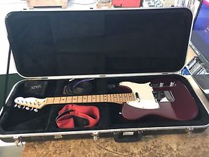 FENDER TELECASTER ELECTRIC GUITAR - SER. NUMBER E811303 - IN HARD CASE - USED