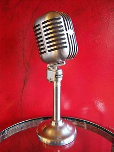 Vintage RARE 1940's Turner 101C dynamic / ribbon microphone old antique used