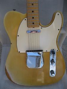 1971 Fender Telecaster, 100% original. has normal play wear from gigs OHS case