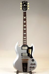 NEW Gibson C/S Historic Collection SG Standard Reissue Maestro VOS Silver 2017