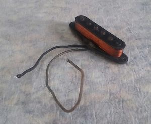 1962 Fender Stratocaster Strat original vintage black base plate single pickup