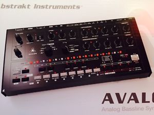 ABSTRAKT INSTRUMENTS AVALON BASSLINE NEW 2017 BLACK W/ RED LEDS