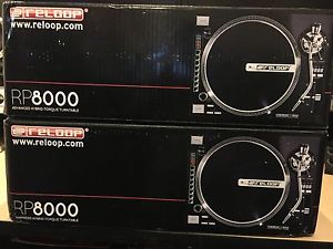 ReLoop RP-8000 Advanced Hybrid Torque Turntable Pair - EXCELLENT CONDITION!!!