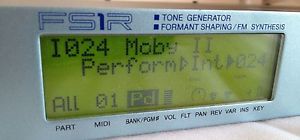 Yamaha FS1r FM synthesiser Excellent condition 240V
