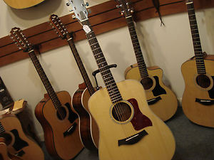 Taylor 210e DLX  Acoustic Guitar with hard case Free Shipping