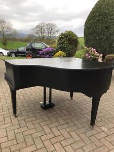 Black baby grand piano | Kemble satin black case | Belfast pianos