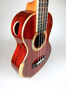 MAESTRO Concert  Ukulele, UC-PA S B, massives Padauk, Soundport, Bevel, high-end