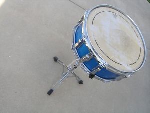 Vintage Ludwig 1965 1966 Blue Sparkle Jazz Festival ? Snare Drum & Pearl Stand