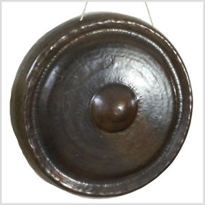 Tempel Gong 81,5 cm 9,83 KG Durchmesser Meditation TamTam Klangschale Nepal G9