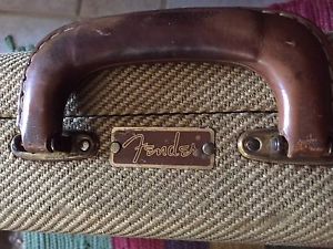 82 Fender Fullerton ReissueTweed Guitar Case AVRI Vintage Cheney LockStrat Tele