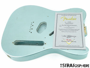 Fender USA Custom Shop Postmodern Relic Telecaster BODY Tele Firemist Silver