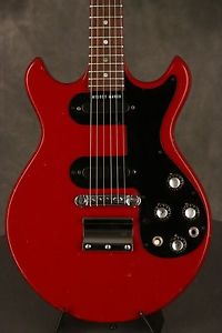 original 1965 Gibson MELODY MAKER two-pickups CARDINAL RED w/Vibrato