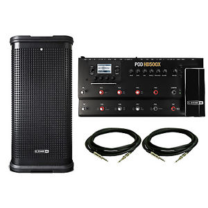 Line 6 StageSource L2t Loudspeaker With POD HD500X Multi-Effects Processor
