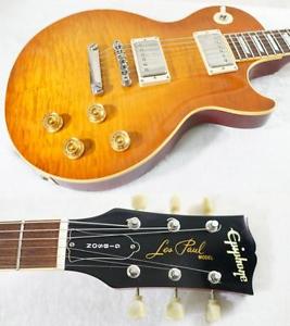 Epiphone Les Paul Standard LPS-90FMT Electric Guitar Long Tenon Japan Used Rare