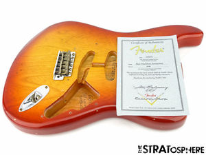 Fender Custom Shop Postmodern Relic Stratocaster BODY+HARDWARE Strat Siennaburst