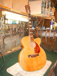 1950's Vintage Kay Acoustic L7 Professional Cutaway Flattop Spruce block inlays