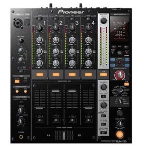 Pioneer DJM-750 4-Channel DJ Digital Mixer, Black with Effects, USB & EQ