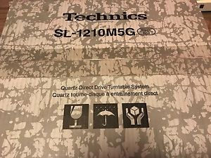 Technics SL-1210 M5G "Open-Box" Unused MINT Condition
