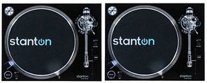 (2) STANTON STR8-150 M2 DIRECT DRIVE TURNTABLES w/ DECKADANCE SOFTWARE Auth. DLR