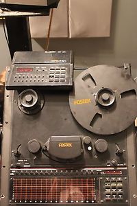 Fostex E-16 1/2 inch 16 track tape recorder W/stand and remote $1,600.00 EC.