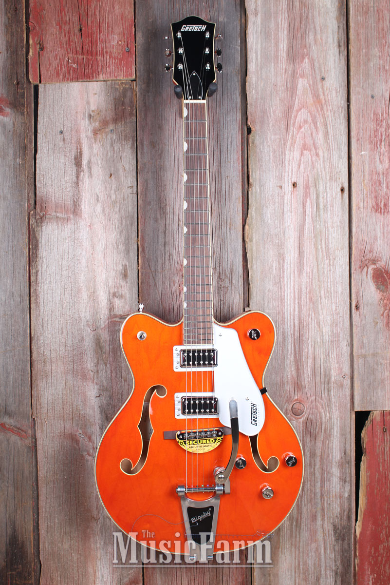 Gretsch G5422T Electromatic Hollow Body Electric Guitar with Bigsby Orange Stain