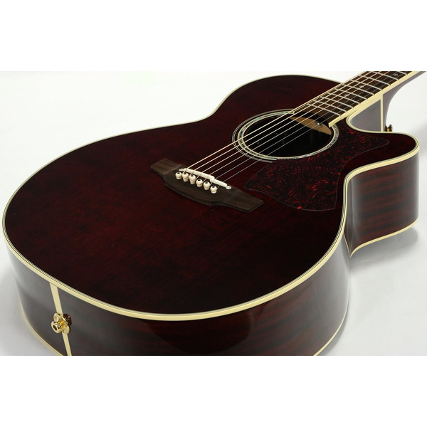 Takamine DMP-551C Wine Red Acoustic Guitar Vintage Limited used from japan