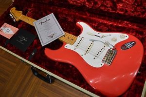 Fender CS: Ltd. 50's Duo Tone Rel. ST Fiest Red Abigal Ybarra FAT 50's P.U USED