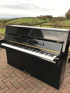 Small modern black Steinback upright piano