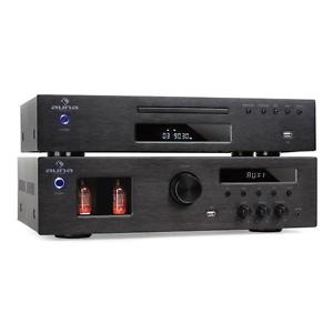 Kompaktes Hifi Baustein System mit Röhrenverstärker & CD MP3 Spieler 300W RMS