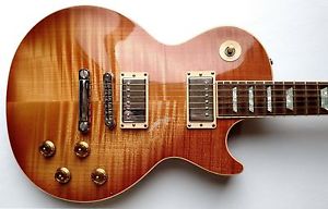 Gibson Les Paul Standard W/CASE Premium Plus Top 2005 Guitar Lemonburst