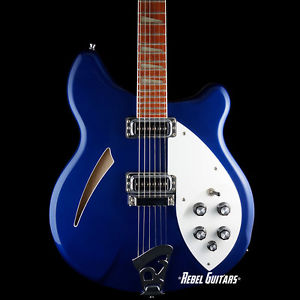 1999 Rickenbacker 360 Semi-Hollow Guitar in Midnight Blue with case
