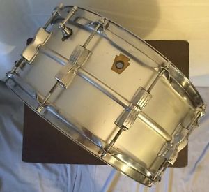 SUPER RARE - Vintage Ludwig Acrolite 6.5" x 14" Snare Drum - KEYSTONE BADGE
