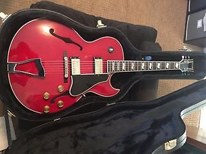 Edwards/ESP E-FA-200MA Hollow Body ES-175 Solid Wood Red, Made in Japan HSC